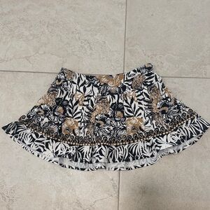 NWOT LILLY PULITZER Black and Brown Women's Skort